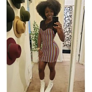 American Apparel Striped 90's style dress